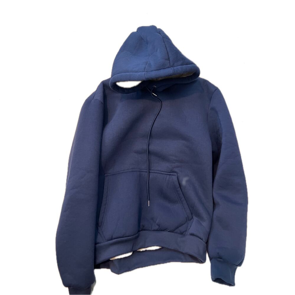 Design in Germany Blue Insulated hoodie Mens Large